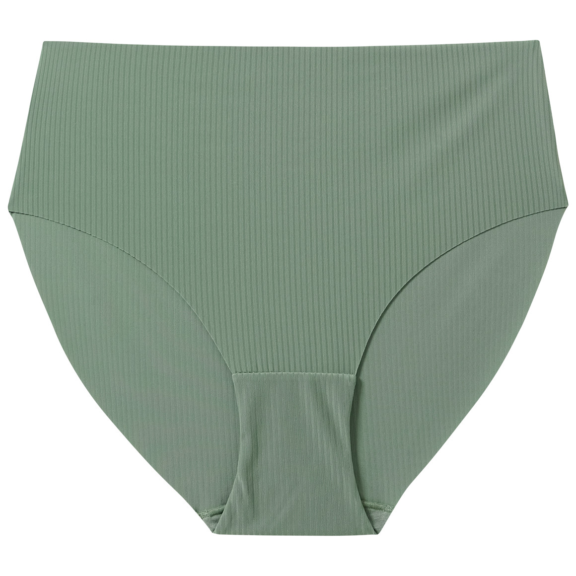 Naadloze damesslip met geribde structuur