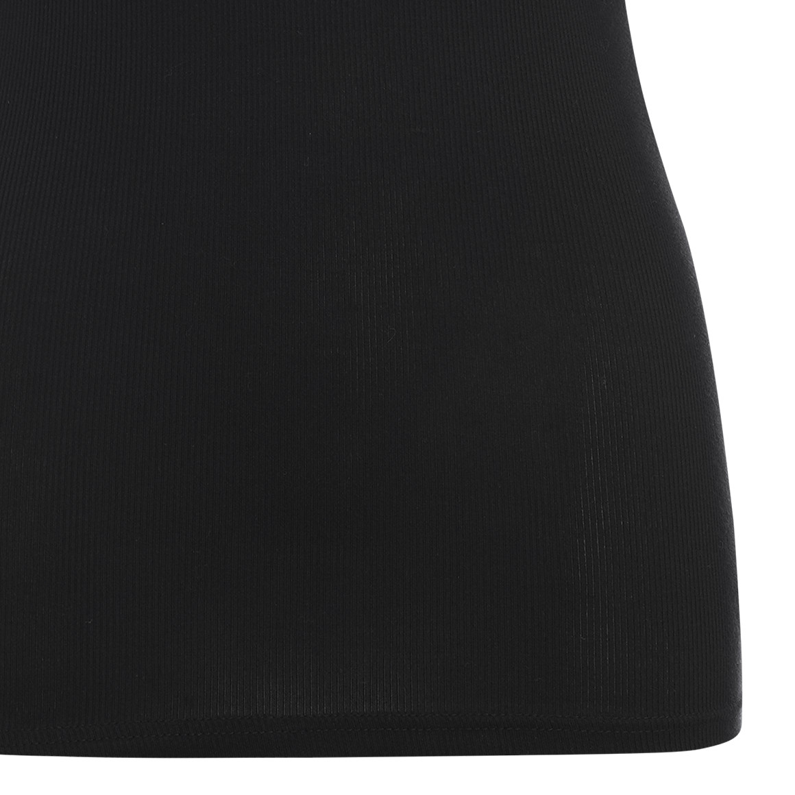 Dames geribd shirt met kant