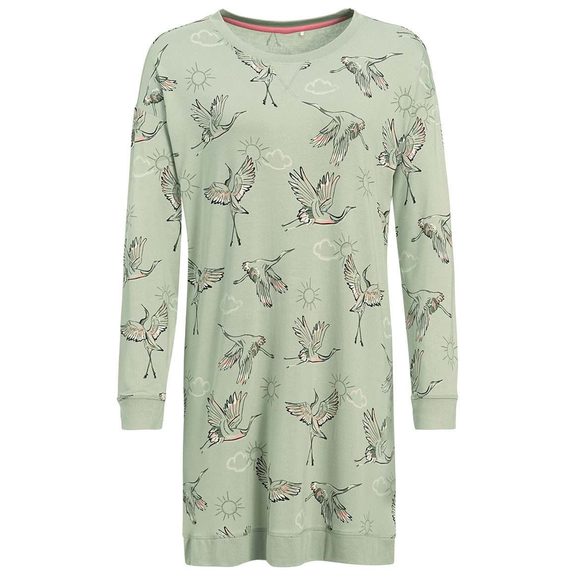 Damen Nachthemd mit Allover-Muster