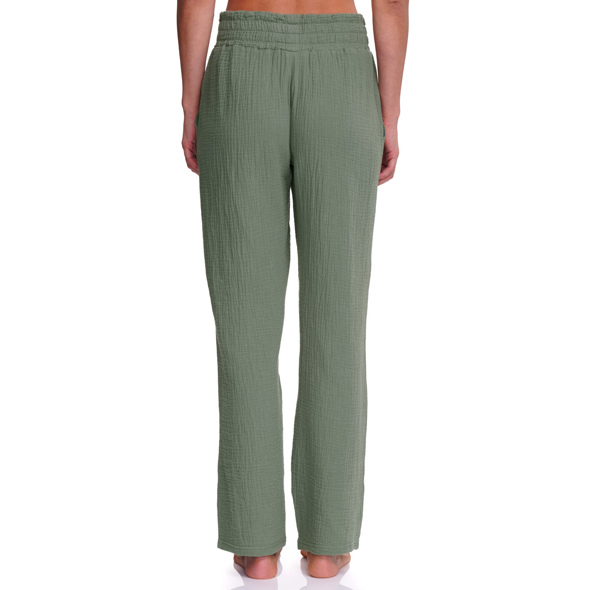 Damen Musselin-Schlafhose aus Baumwolle