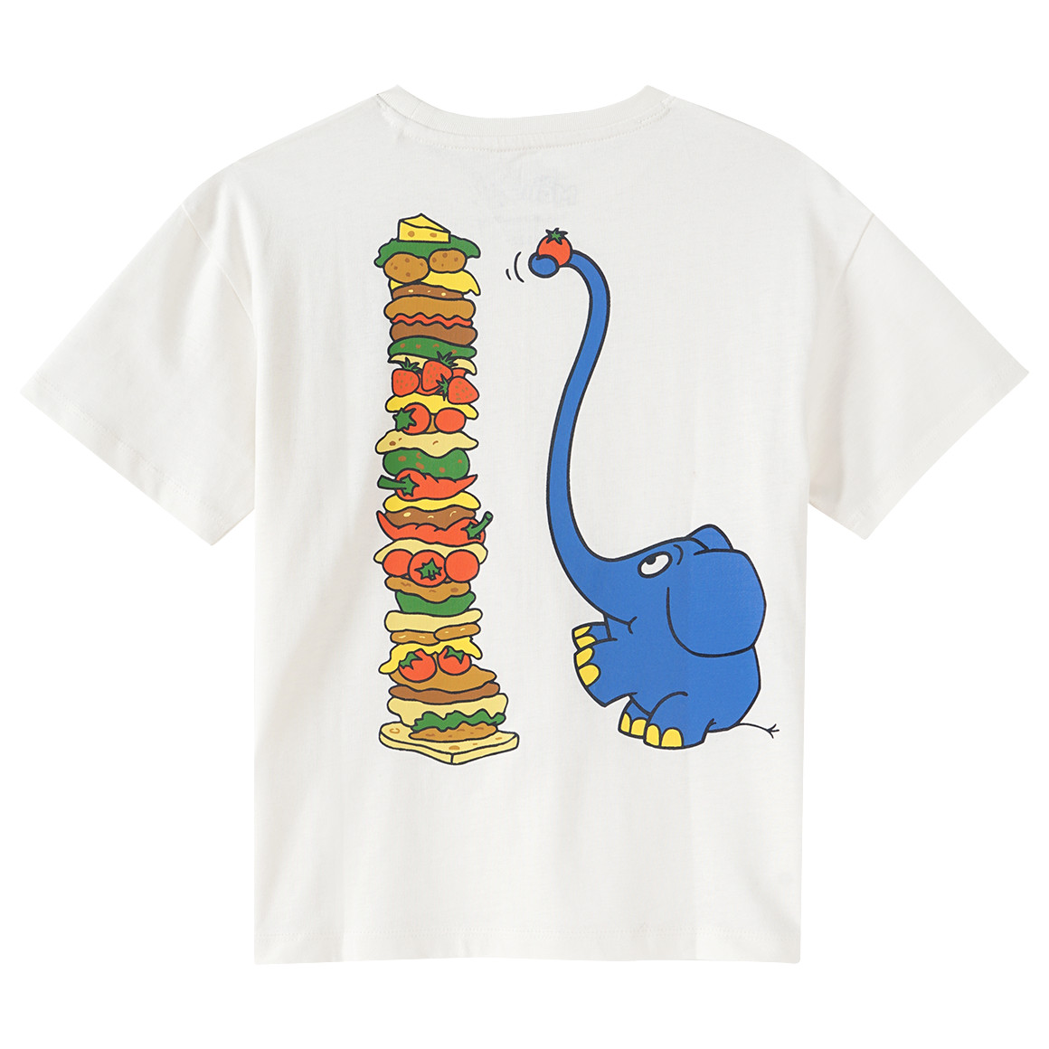Die Maus T-Shirt mit Rücken-Print