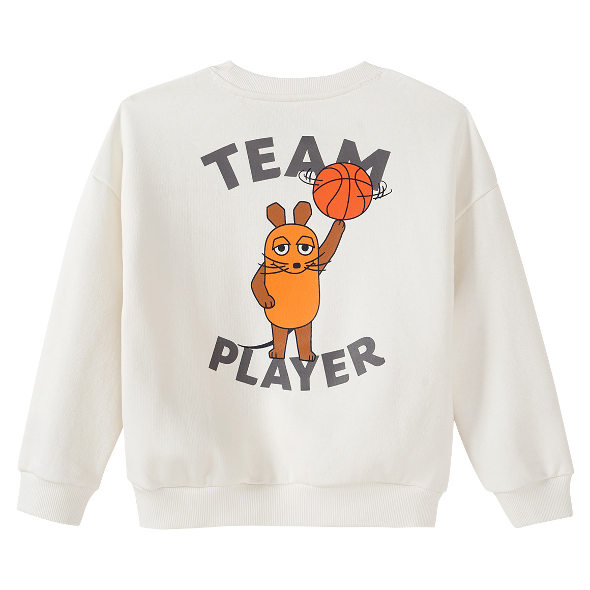 Die Maus Sweatshirt mit Rücken-Print