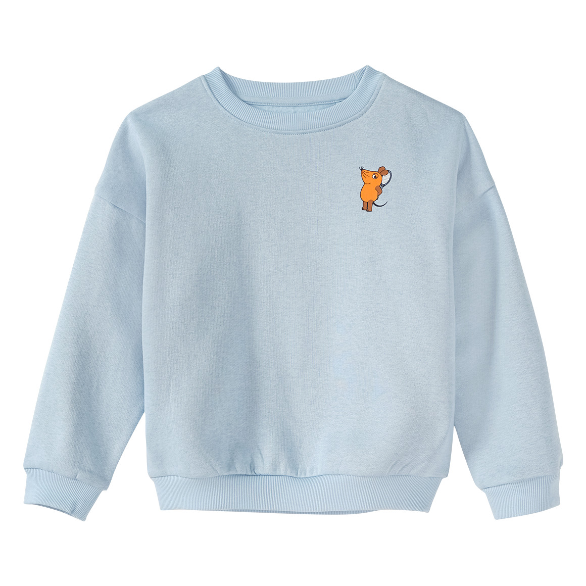 Die Maus Sweatshirt mit Rücken-Print