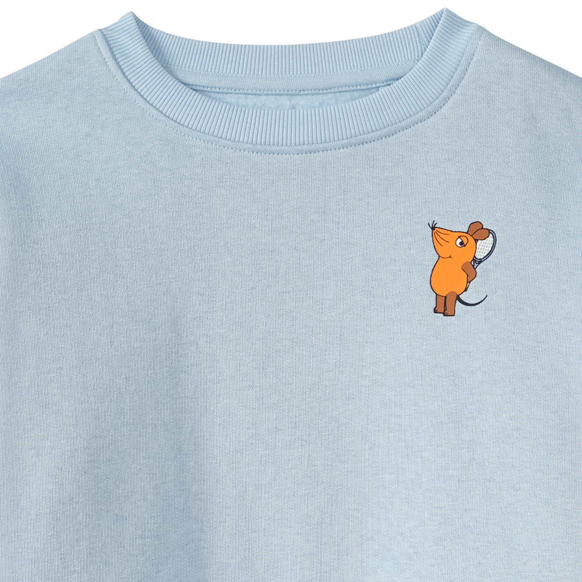Die Maus Sweatshirt mit Rücken-Print