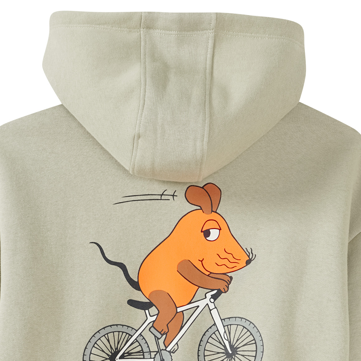 Die Maus Hoodie mit Rücken-Print