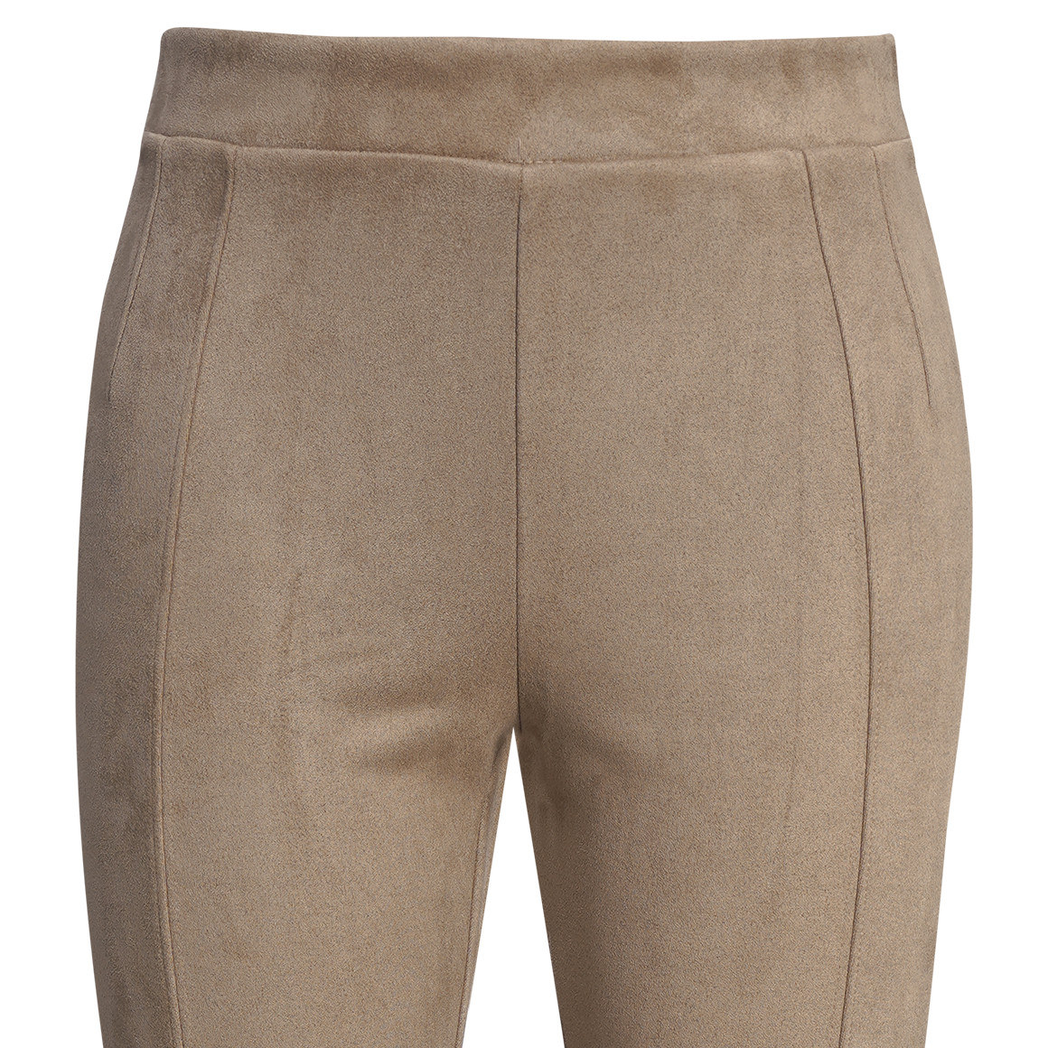 Damen Leggings in Wildleder-Optik