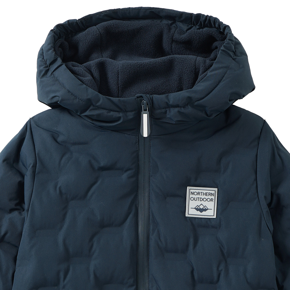 Jongens' sneeuwjas met capuchon