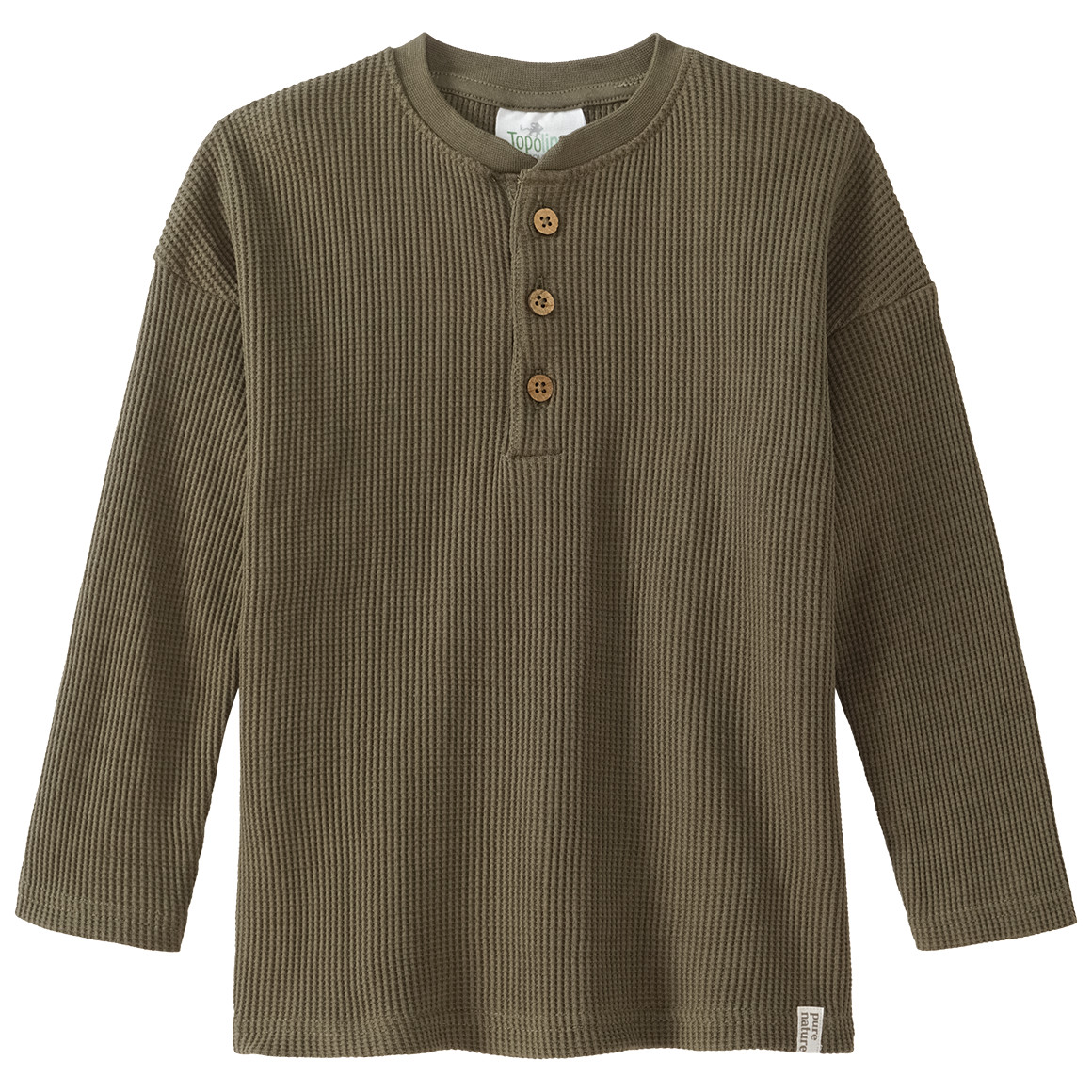 Jungen Langarmshirt in Piqué-Qualität