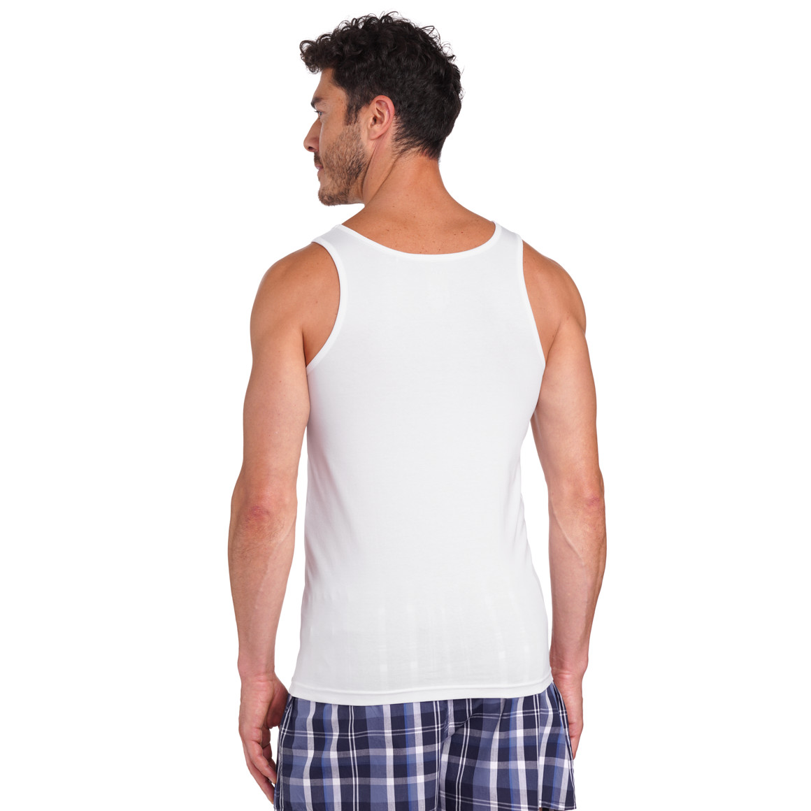 Herenvest in effen kleuren