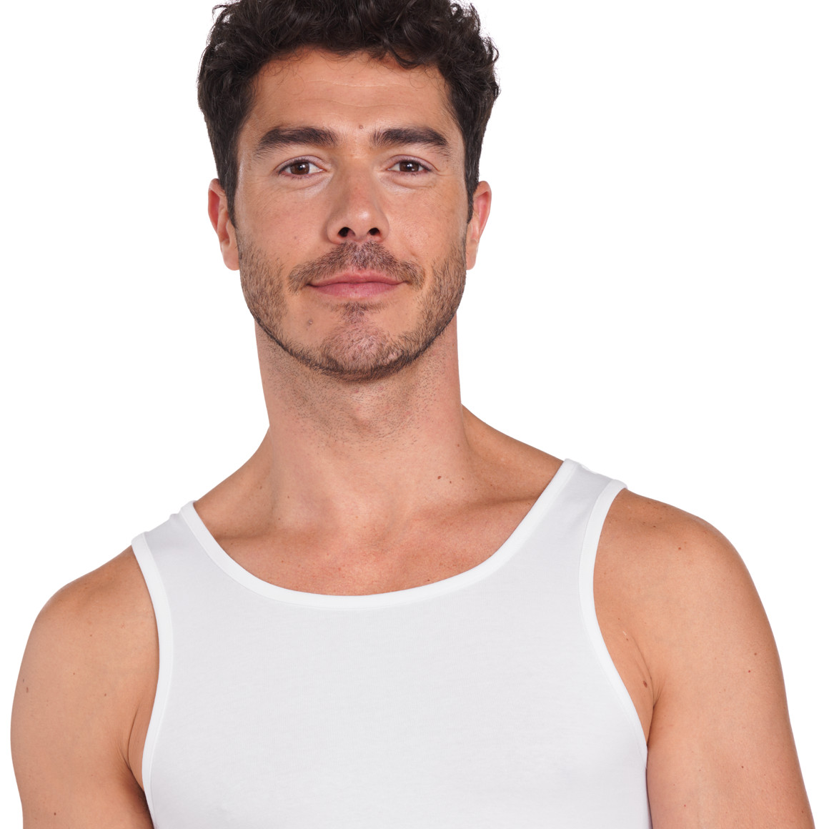 Herenvest in effen kleuren