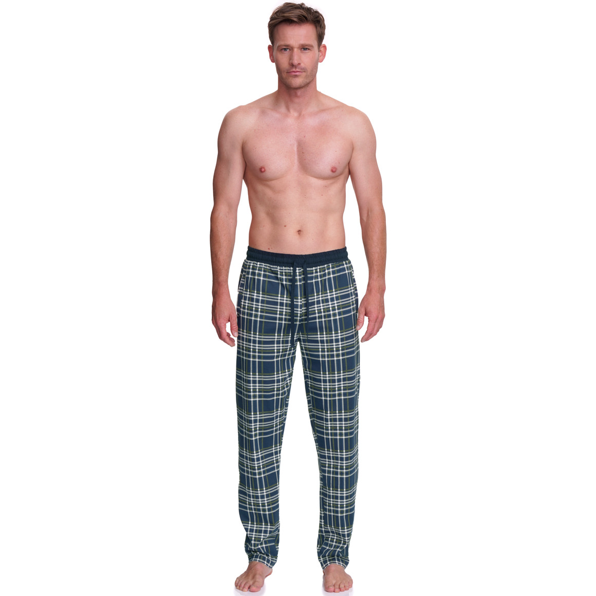 Heren-slaapbroek met ruitjespatroon