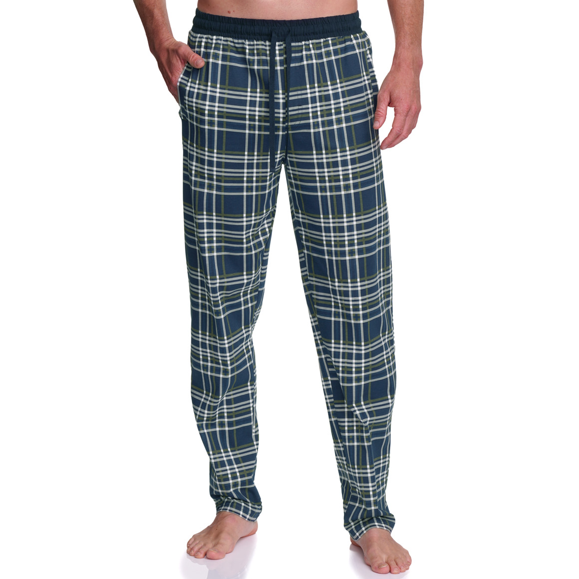 Heren-slaapbroek met ruitjespatroon