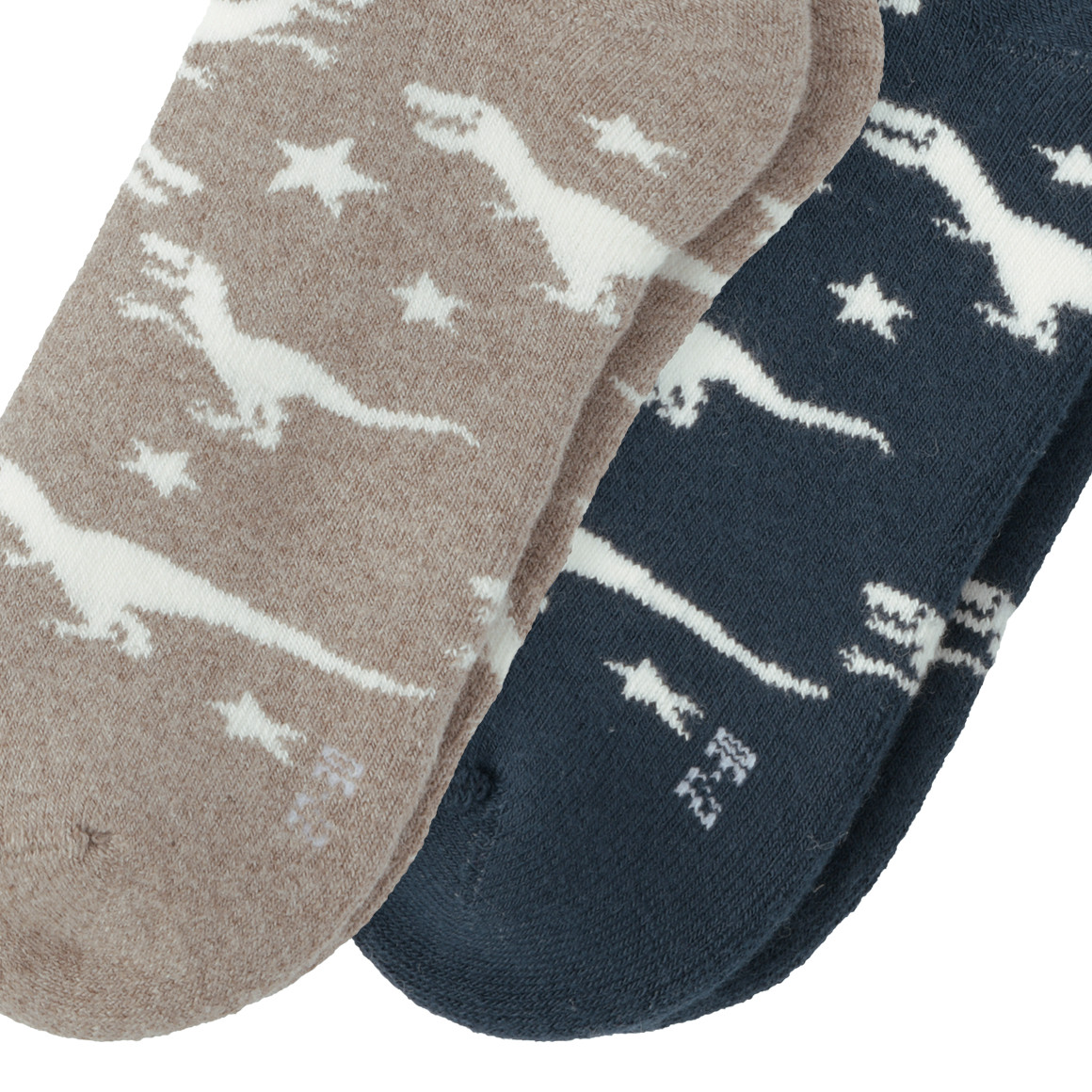 2 paar badstof sokken voor Jongens