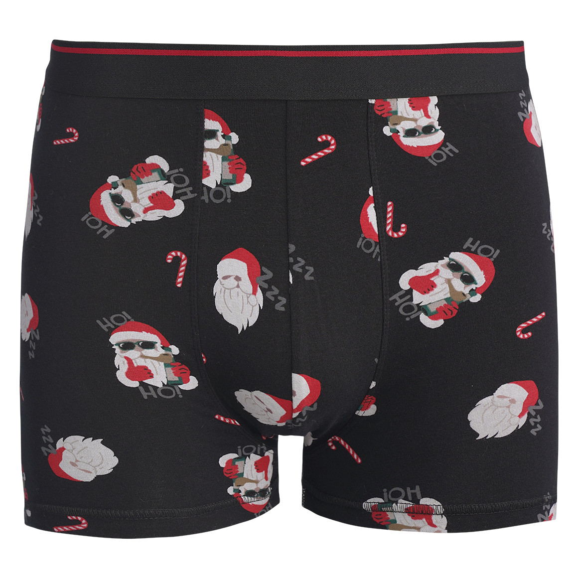 Herren Retroshorts mit Weihnachts-Allover