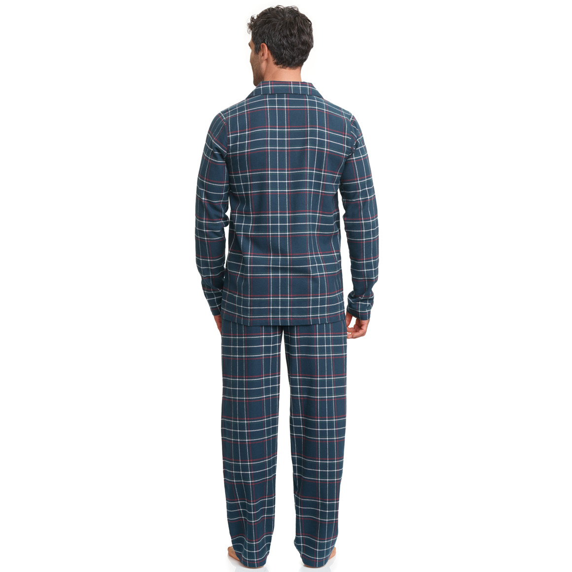 Herren Schlafanzug mit Karo-Muster