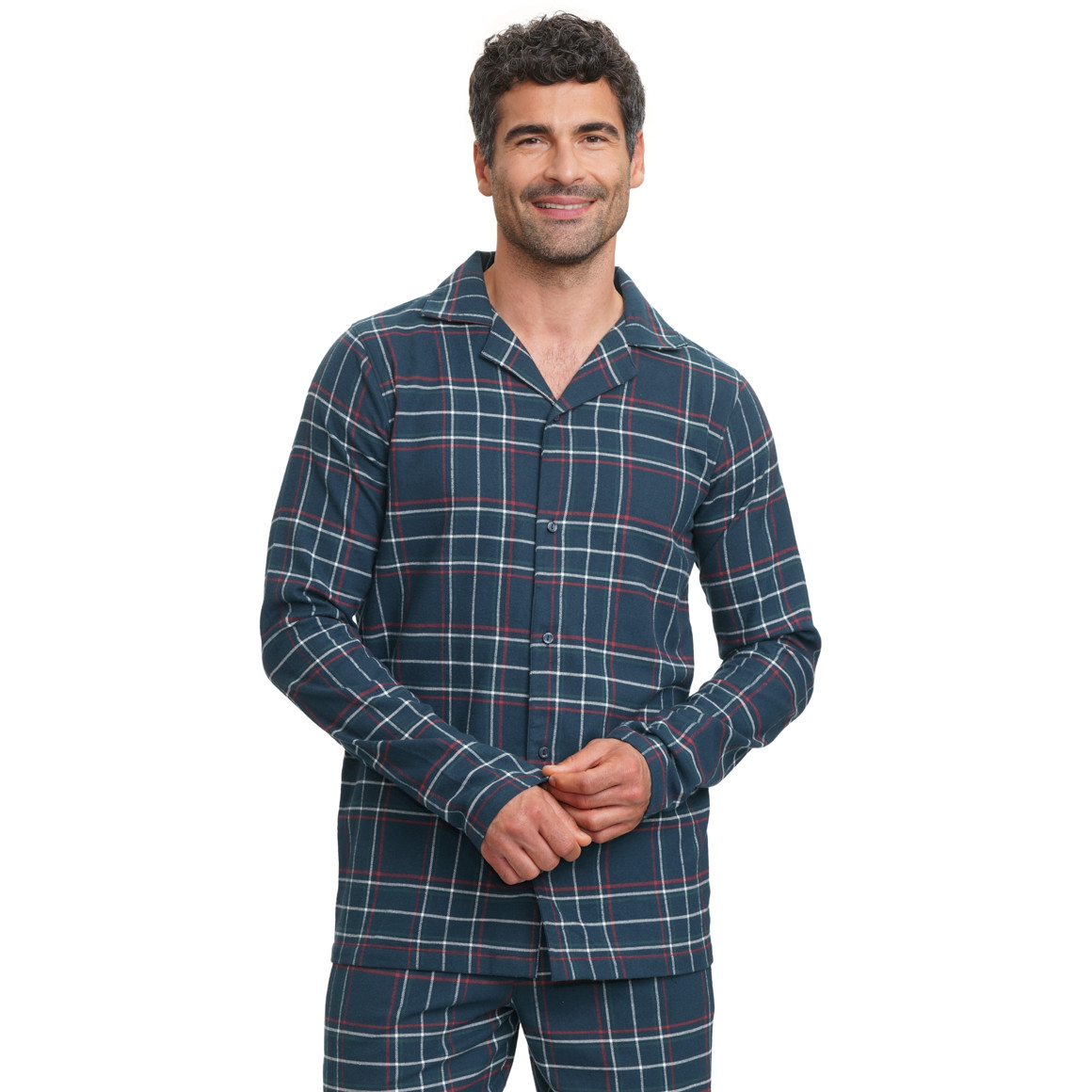 Herren Schlafanzug mit Karo-Muster