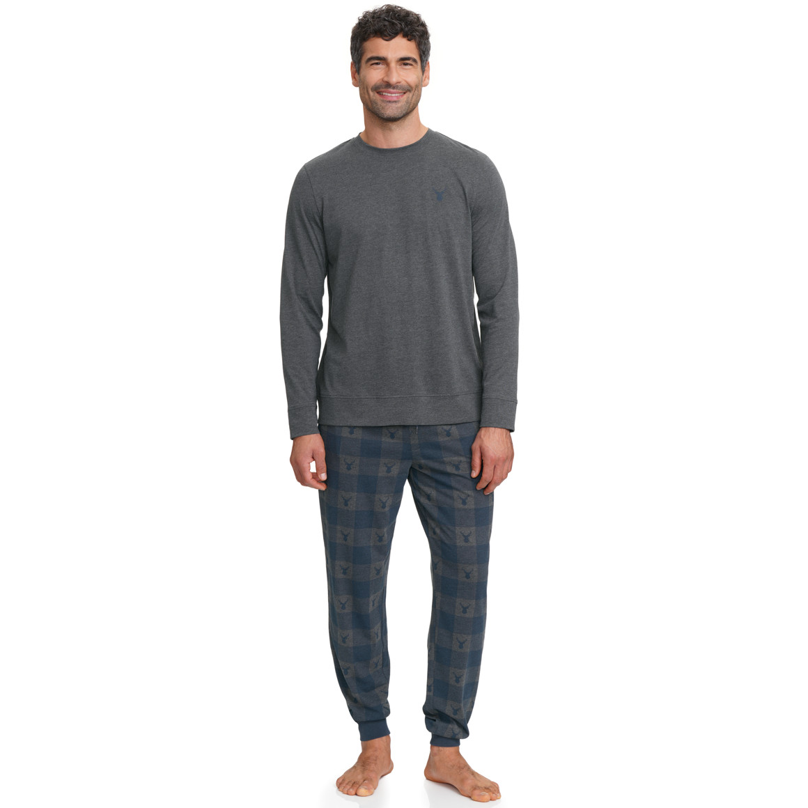 Herren Schlafanzug mit Baumwolle