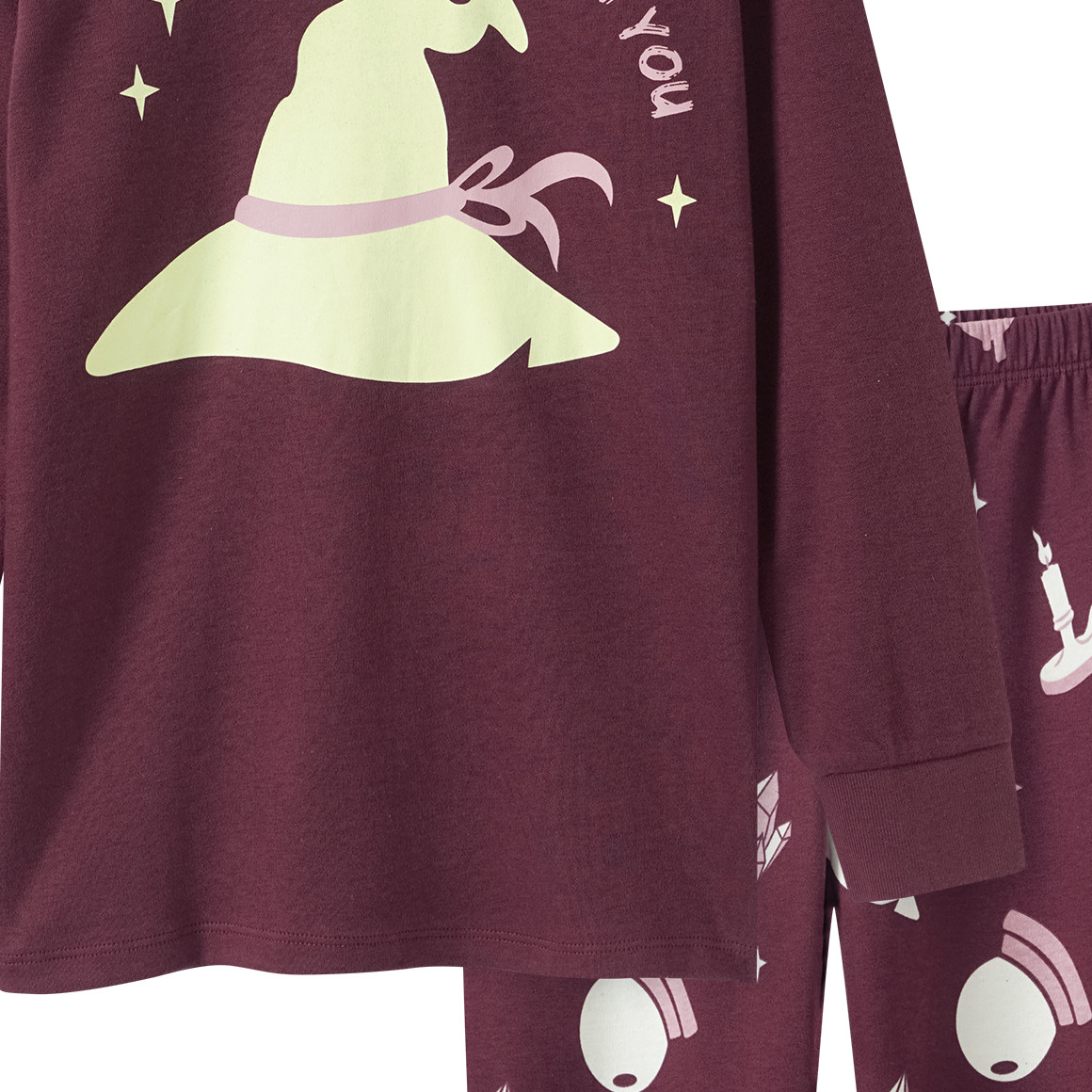 Mädchen Schlafanzug mit leuchtendem Print