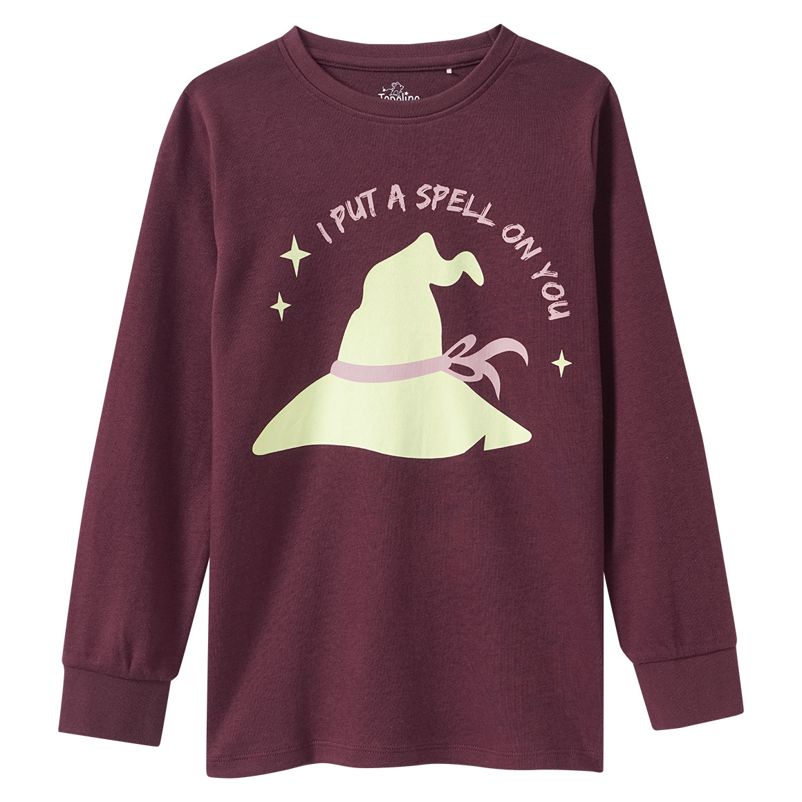 Mädchen Schlafanzug mit leuchtendem Print