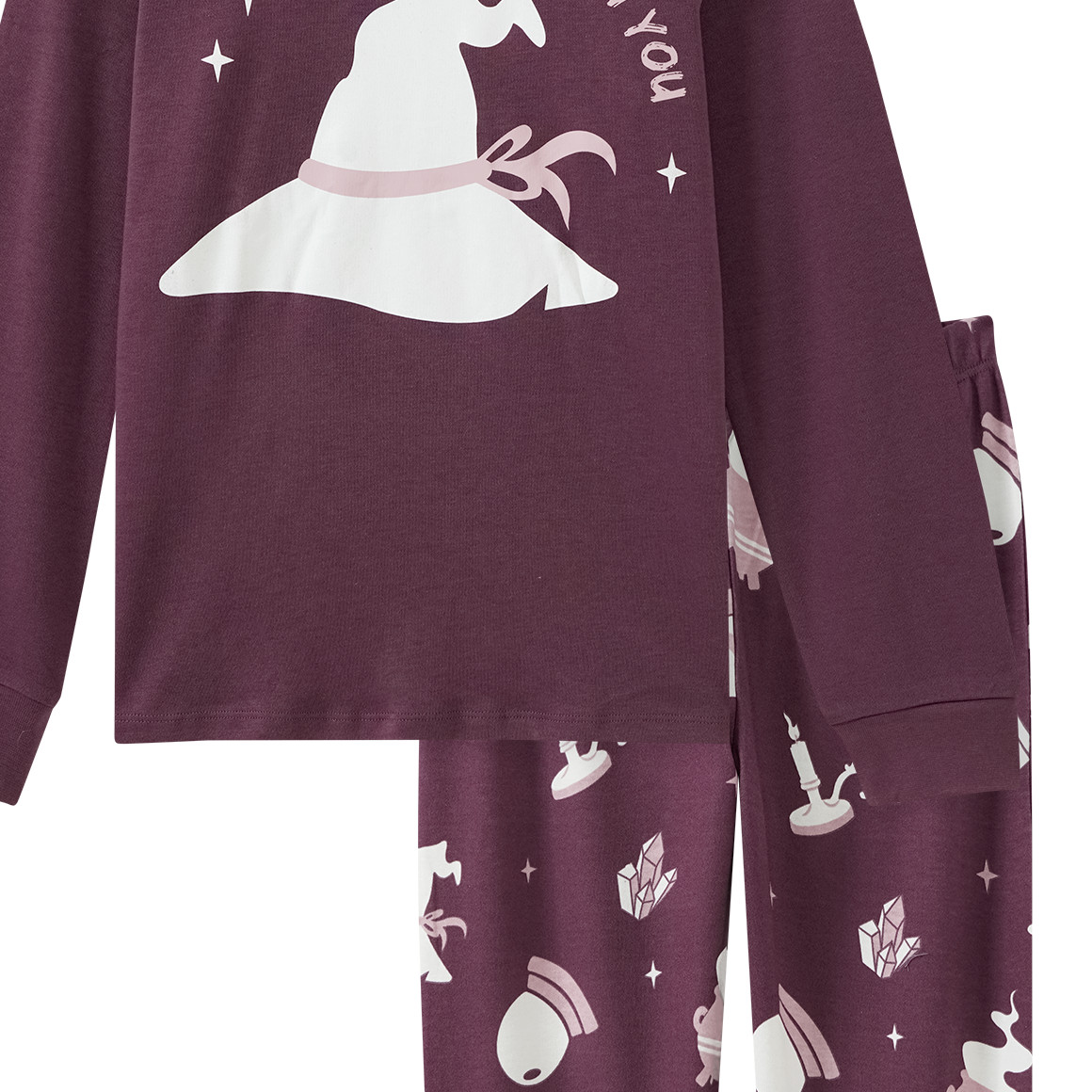 Mädchen Schlafanzug mit leuchtendem Print