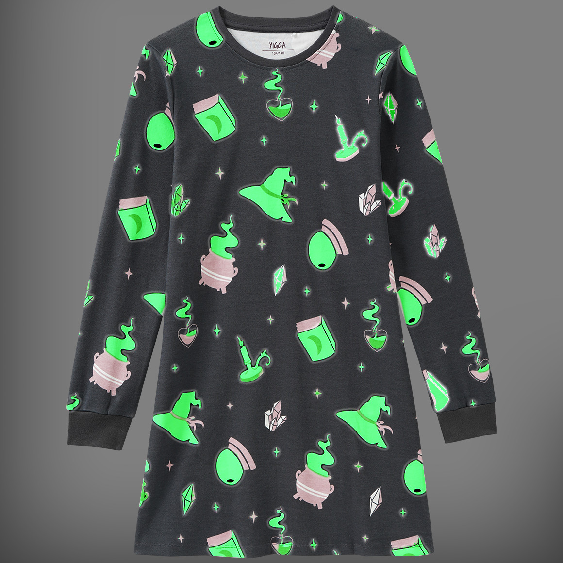 Mädchen Nachthemd mit leuchtendem Print