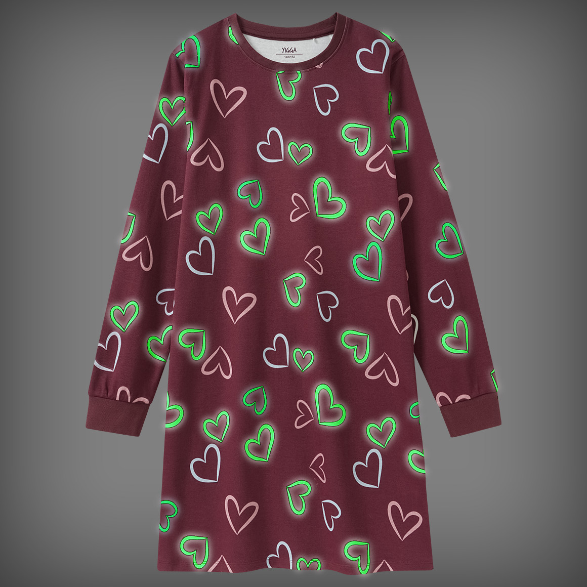 Mädchen Nachthemd mit leuchtendem Print