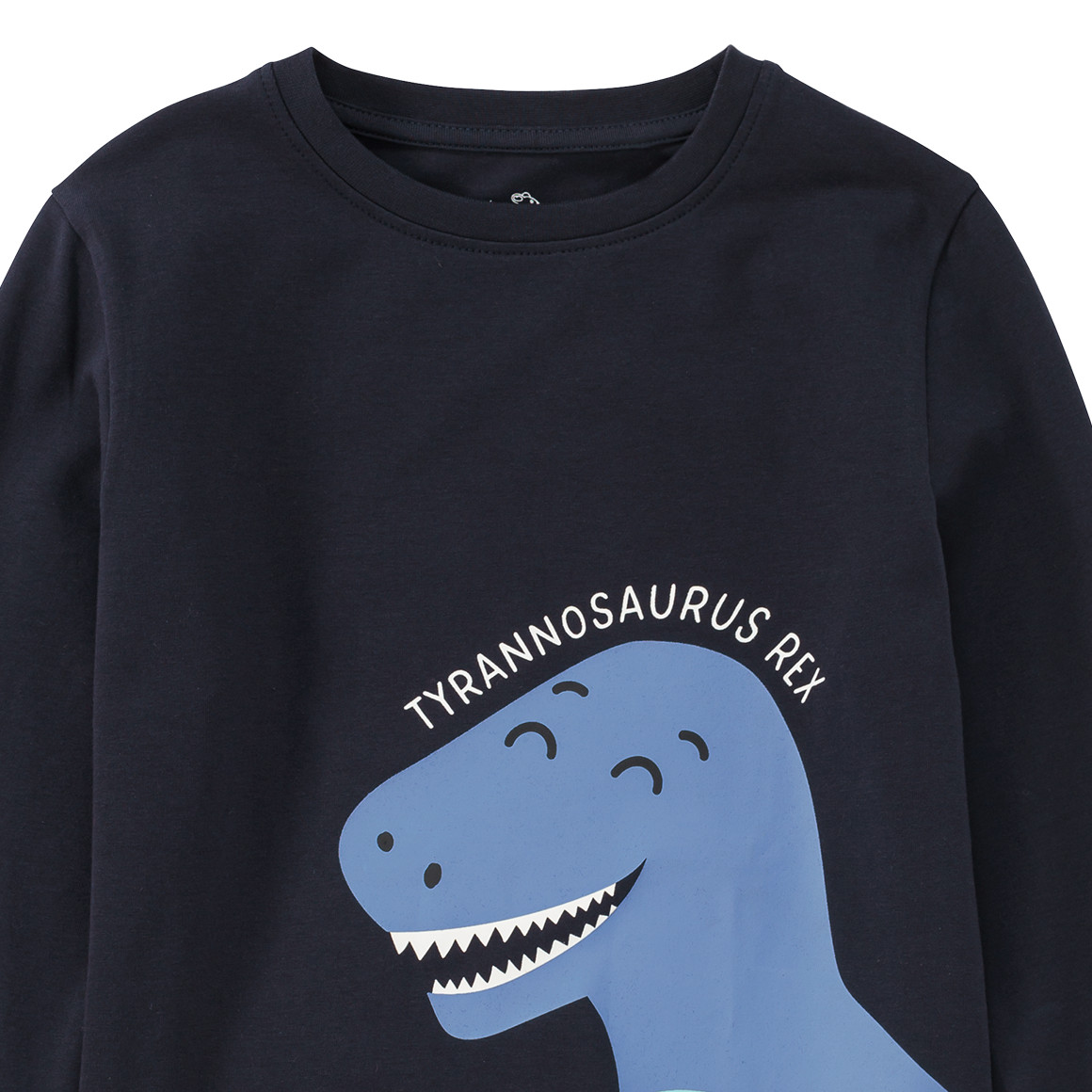 Jongenshemd met lange mouwen en dino-print