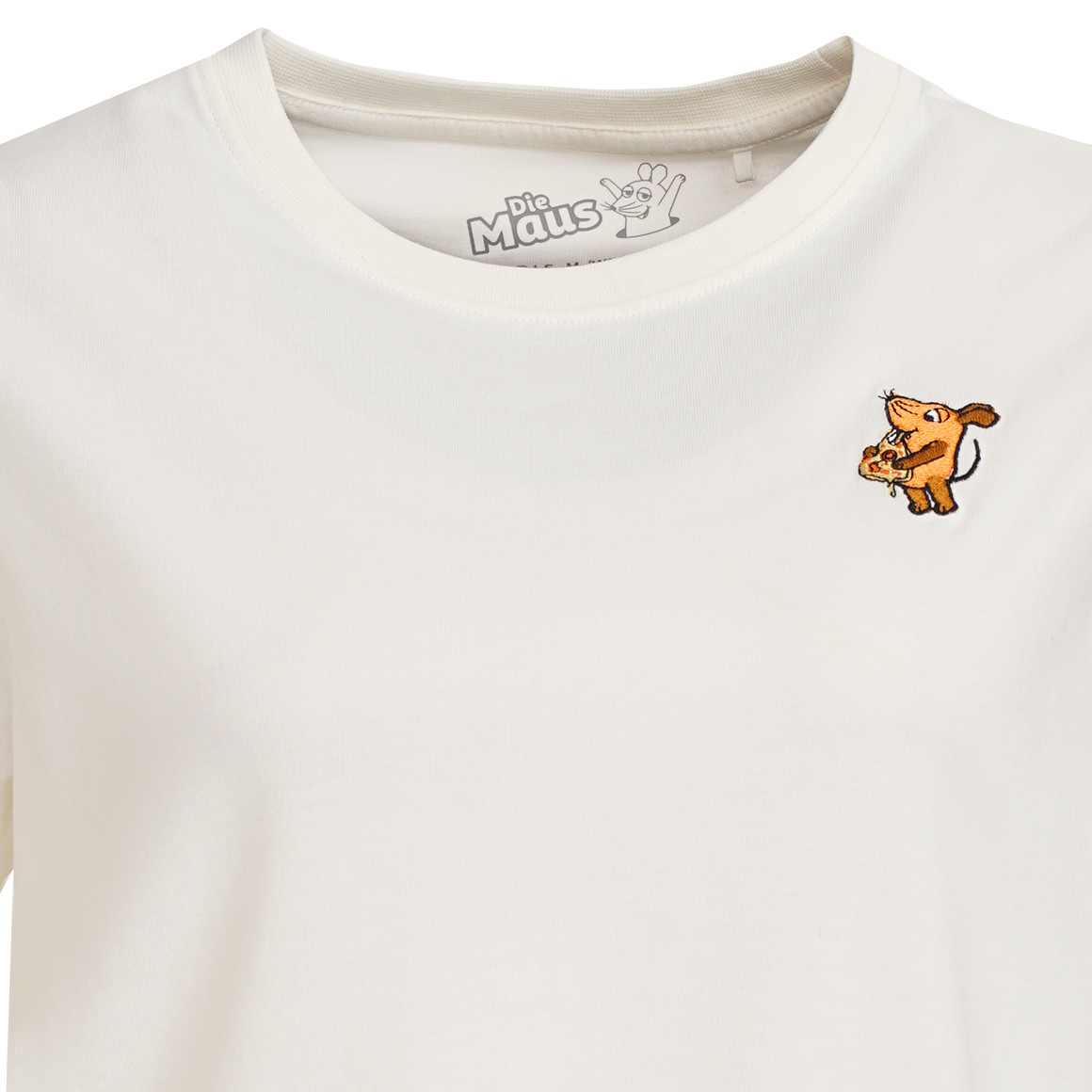 Die Maus T-Shirt mit Stickerei