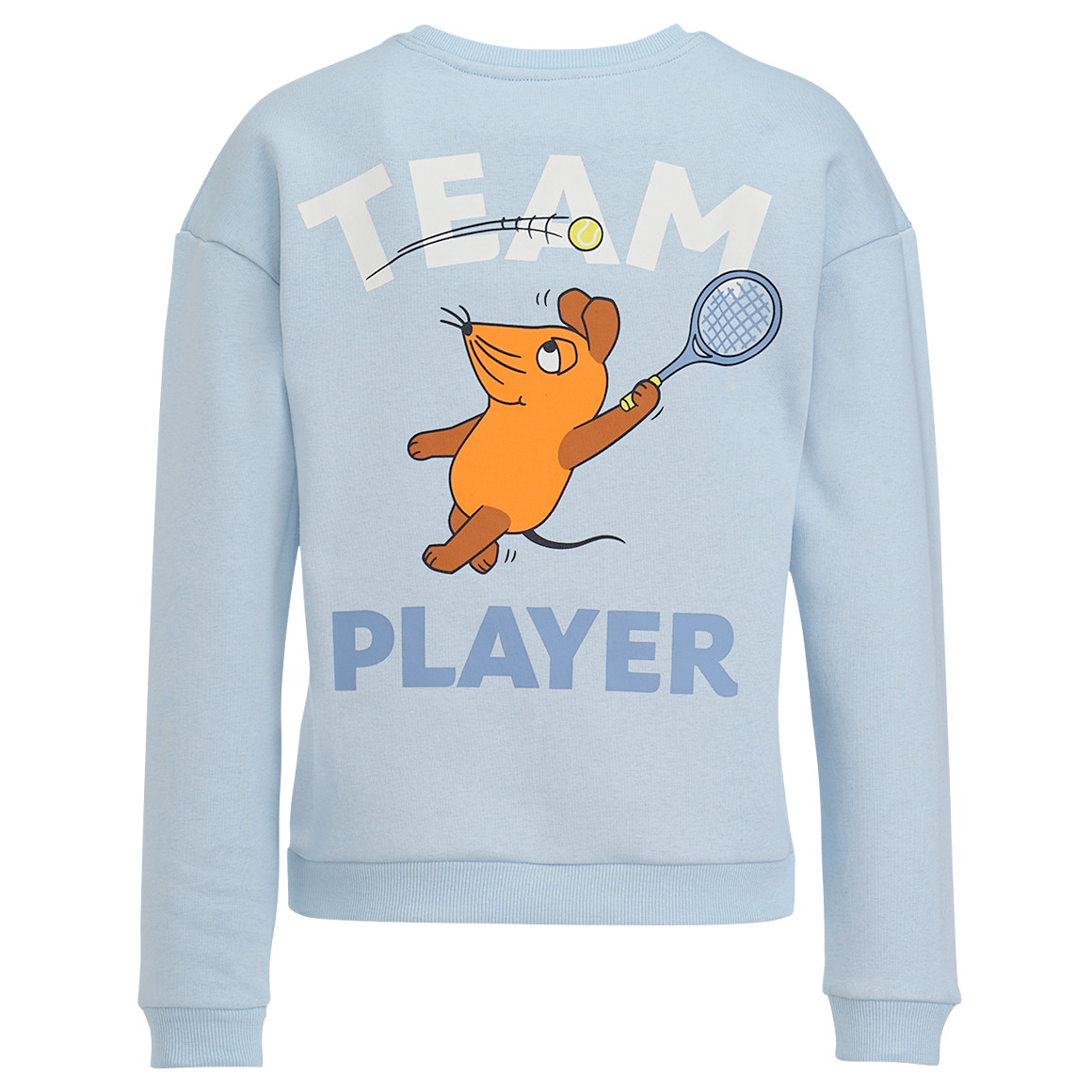 Die Maus Sweatshirt mit Rücken-Print