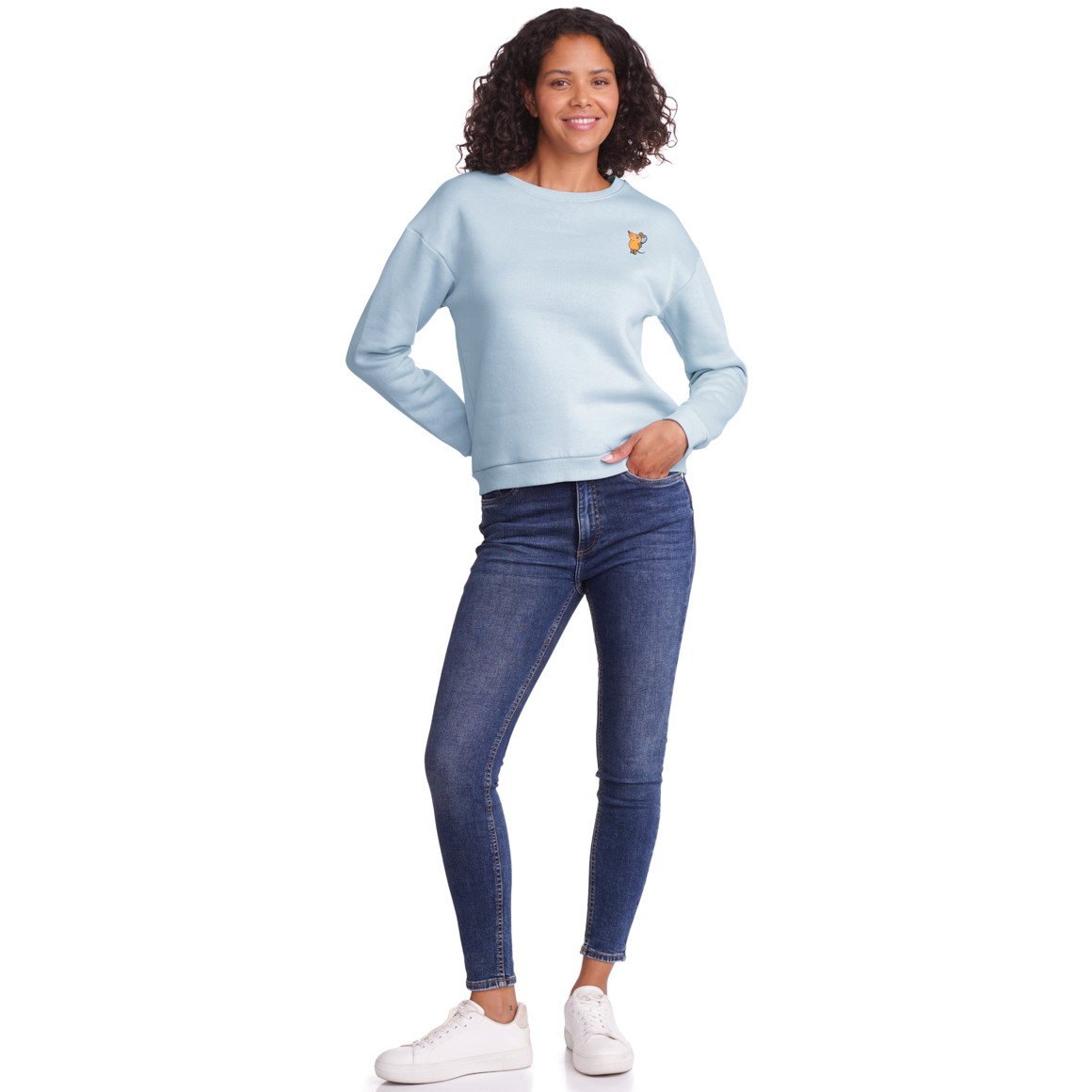 Die Maus Sweatshirt mit Rücken-Print