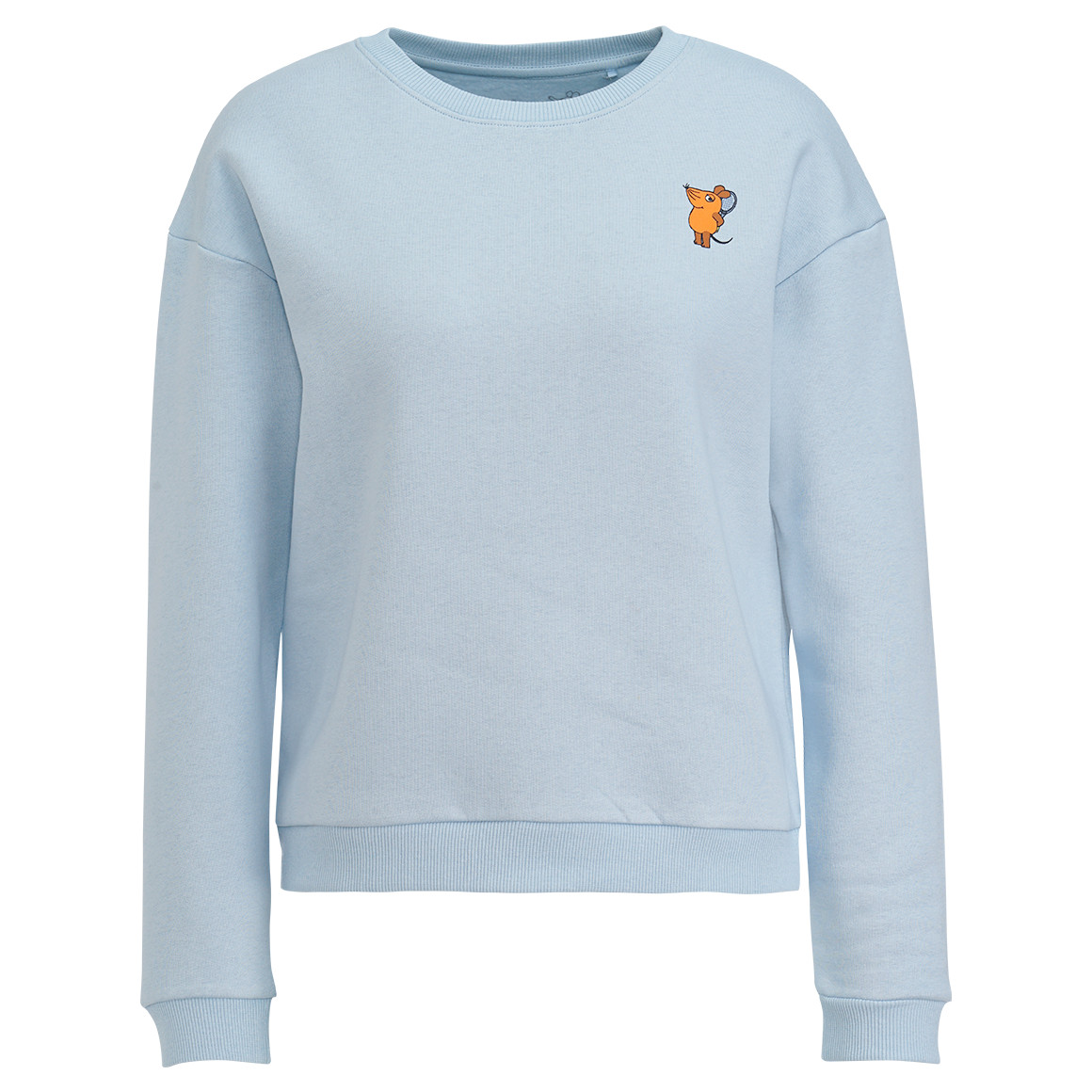 Die Maus Sweatshirt mit Rücken-Print