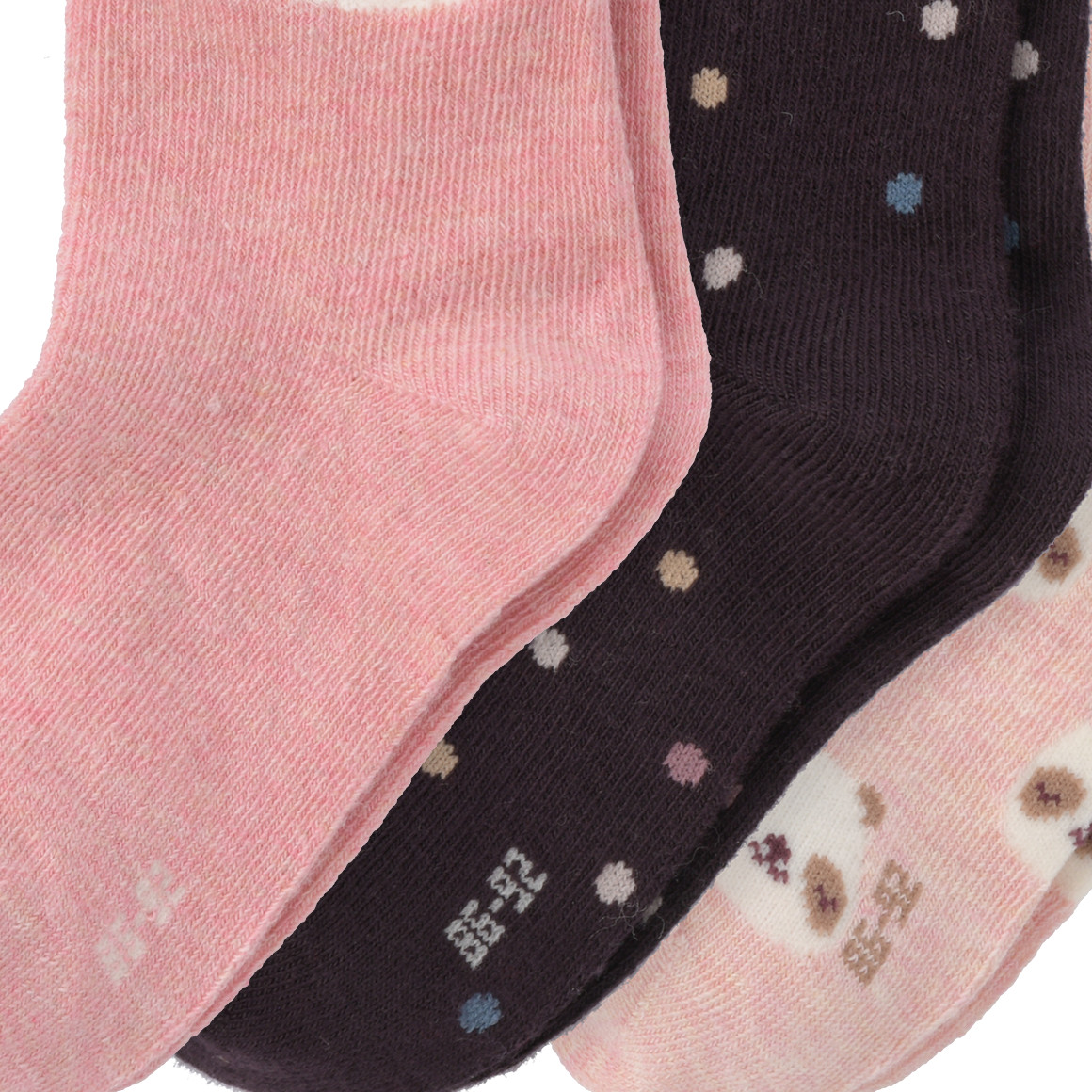 3 Paar Baby Socken mit Bio-Baumwolle