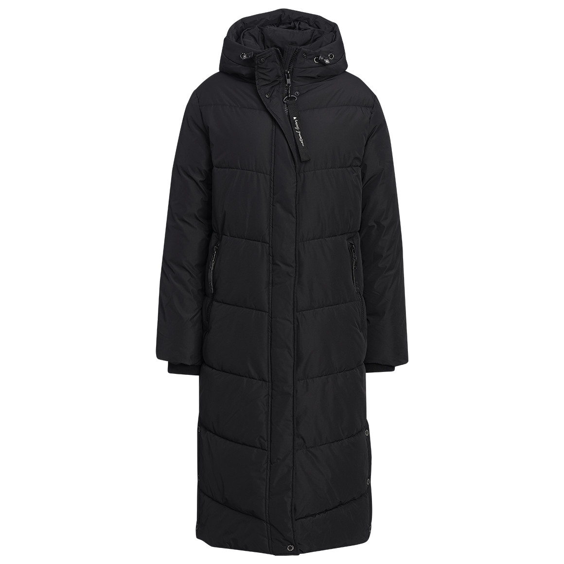 Gewatteerde damesjas met capuchon