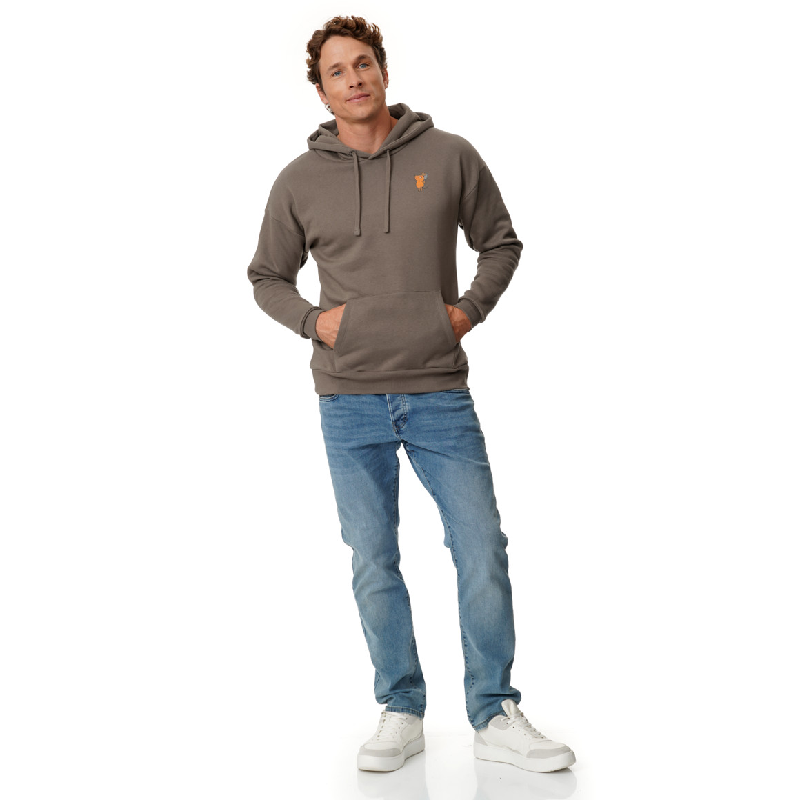 Die Maus Hoodie mit Rücken-Print