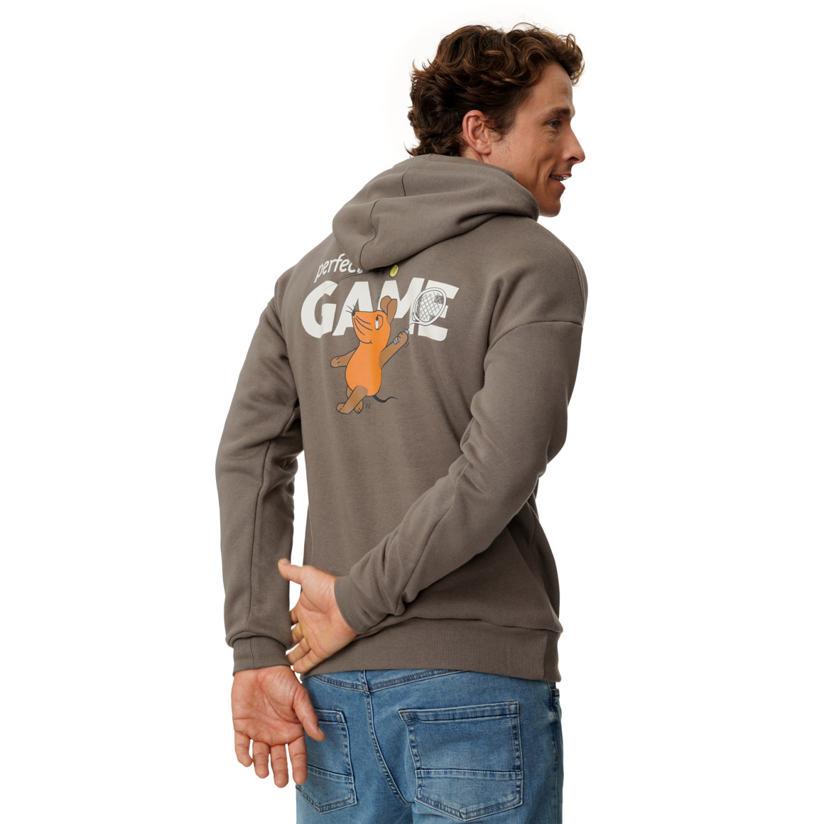 Die Maus Hoodie mit Rücken-Print