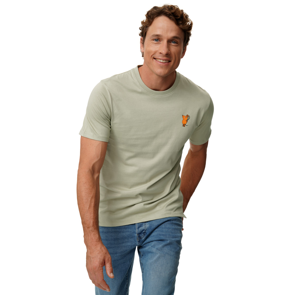 Die Maus T-Shirt mit Rücken-Print