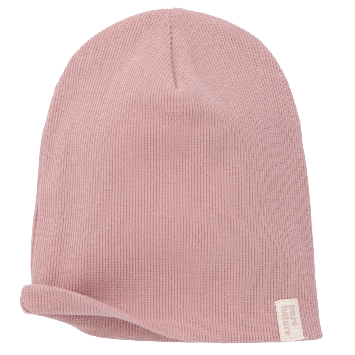Babymutsje met ribstructuur