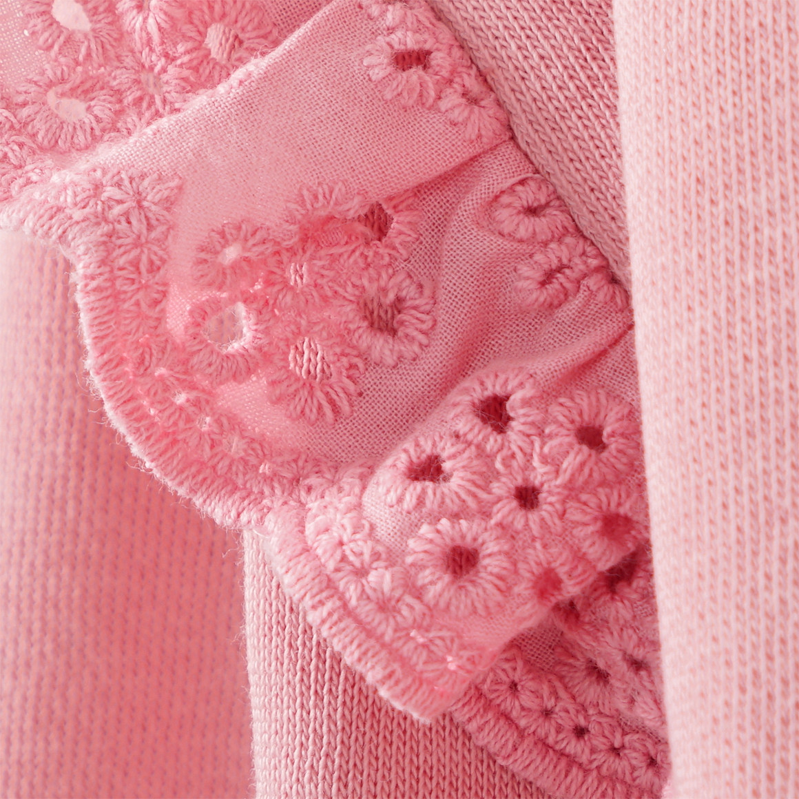 Meisjes sweater met ruches