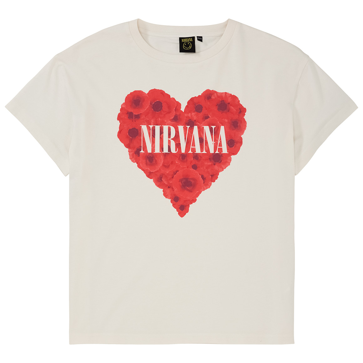Nirvana T-Shirt mit großem Print