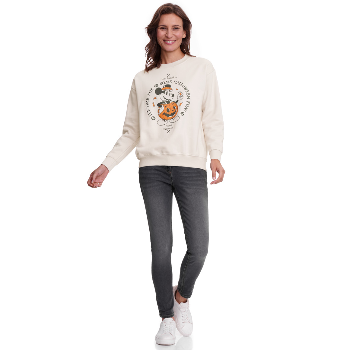 Micky Maus Sweatshirt in Halloween-Optik