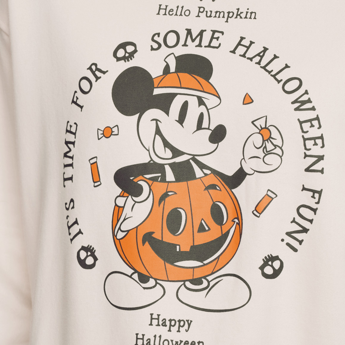 Micky Maus Sweatshirt in Halloween-Optik
