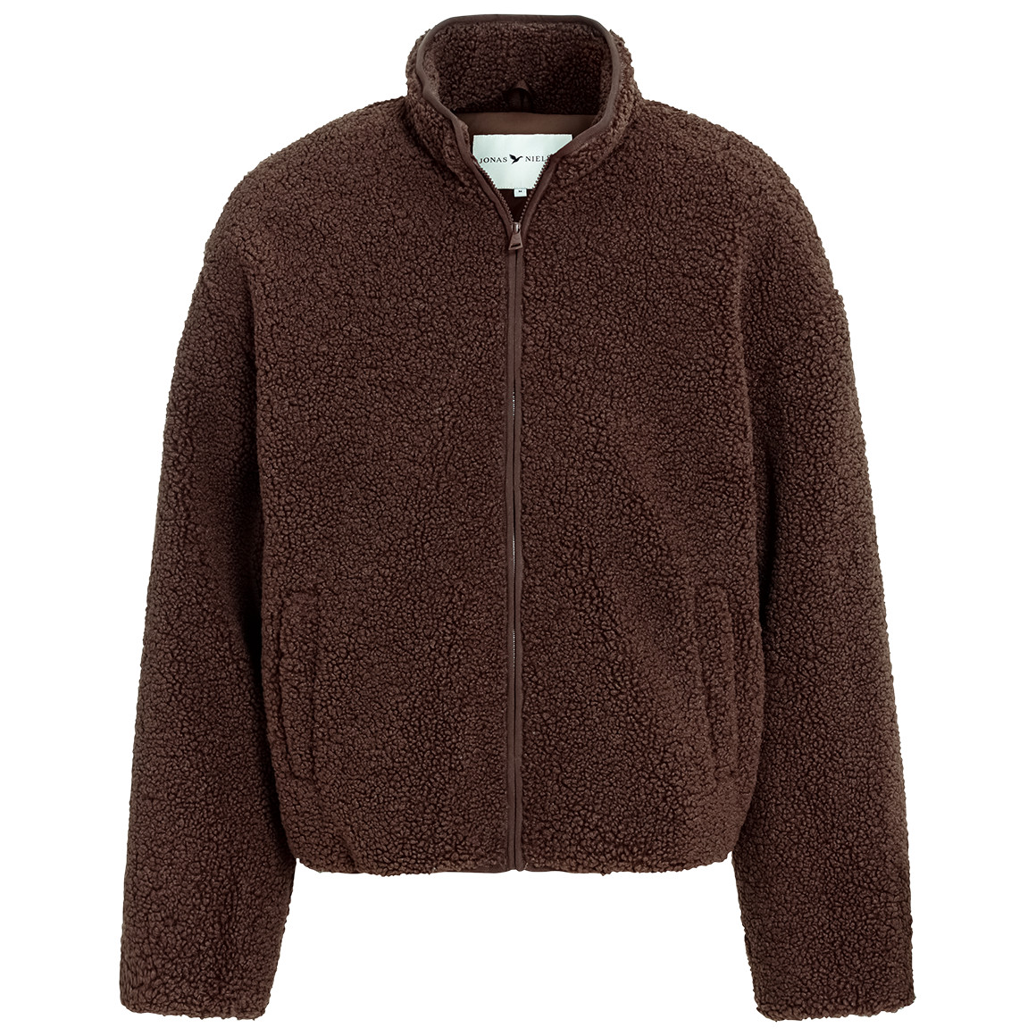 Heren teddyjas met opstaande kraag