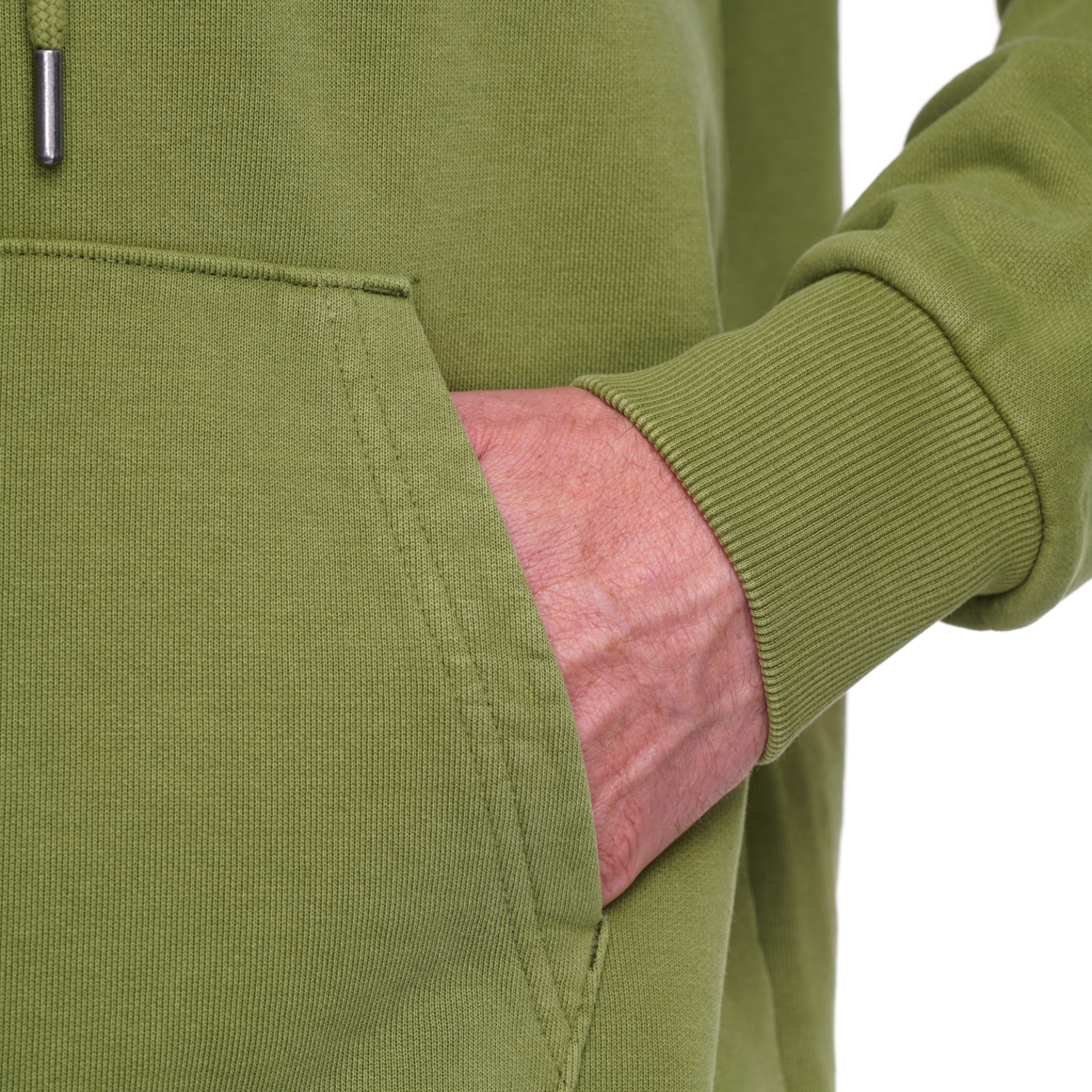 Herenhoodie in used look