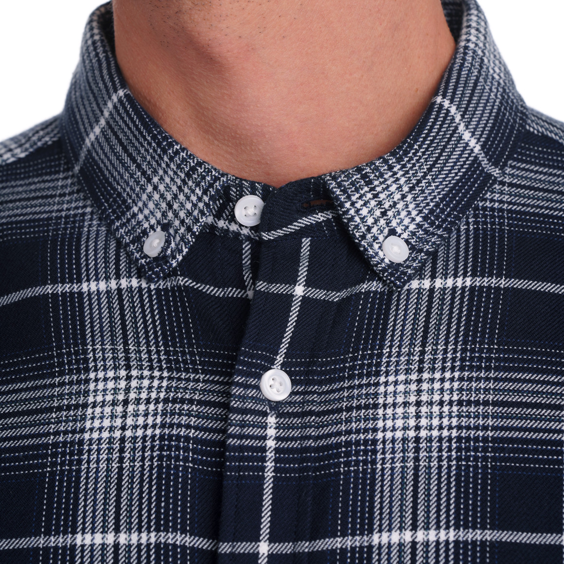 Herren Flanell-Hemd in Regular Fit