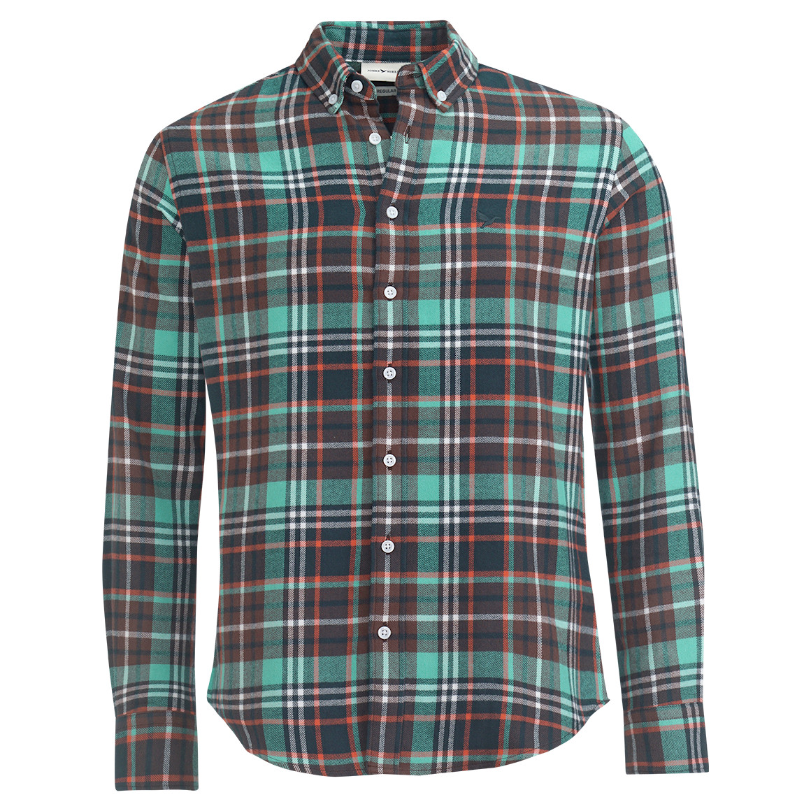 Herren Flanell-Hemd in Regular Fit