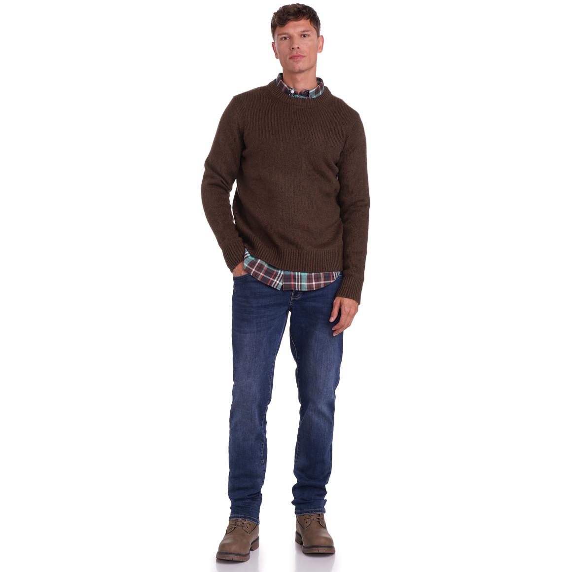 Herren Flanell-Hemd in Regular Fit