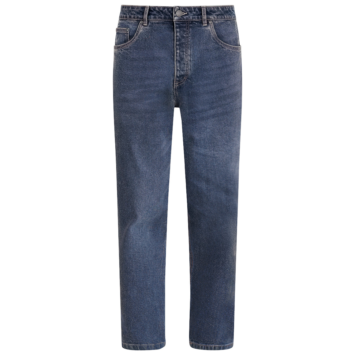 Herren Loose-Jeans mit Knopfleiste