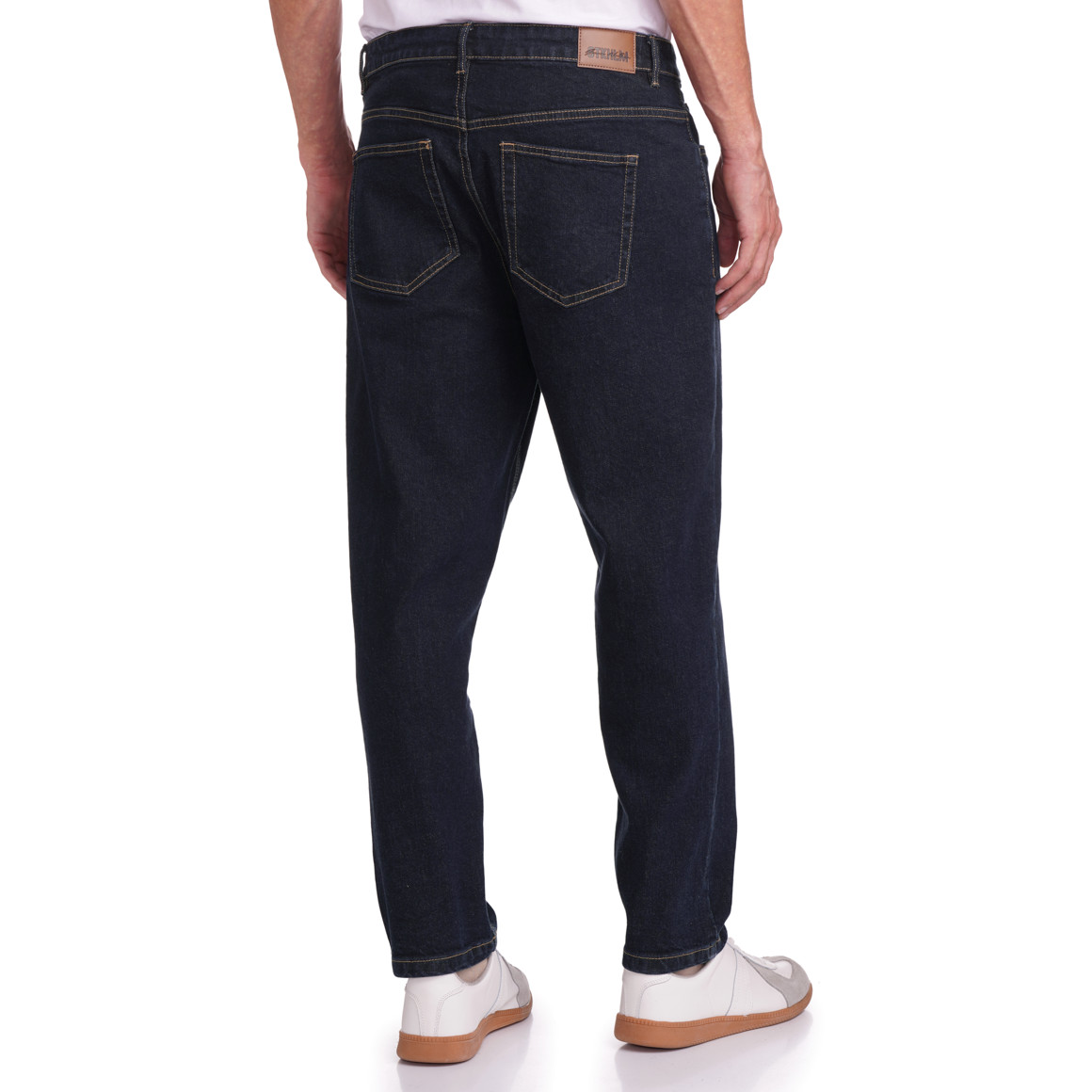 Herren Loose-Jeans aus Raw Denim