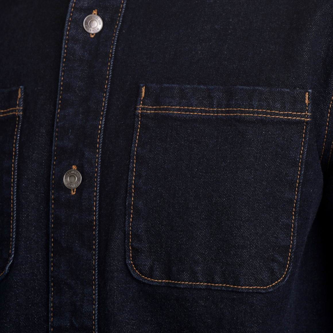 Heren denim overhemd van raw denim