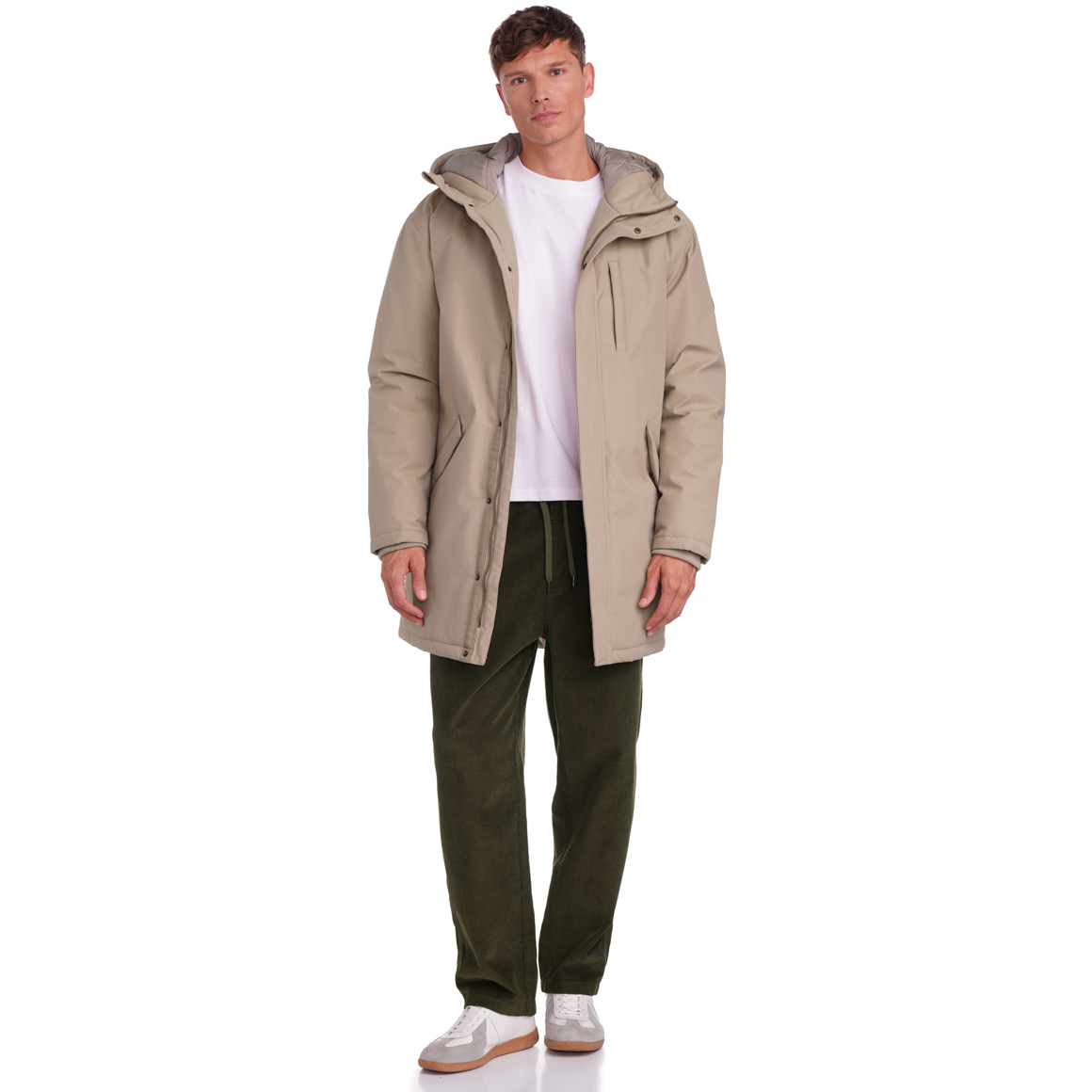 Katoenen corduroy herenbroek